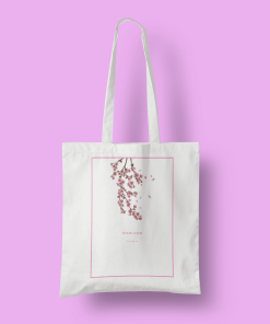 inkbloom cheerry tote bag