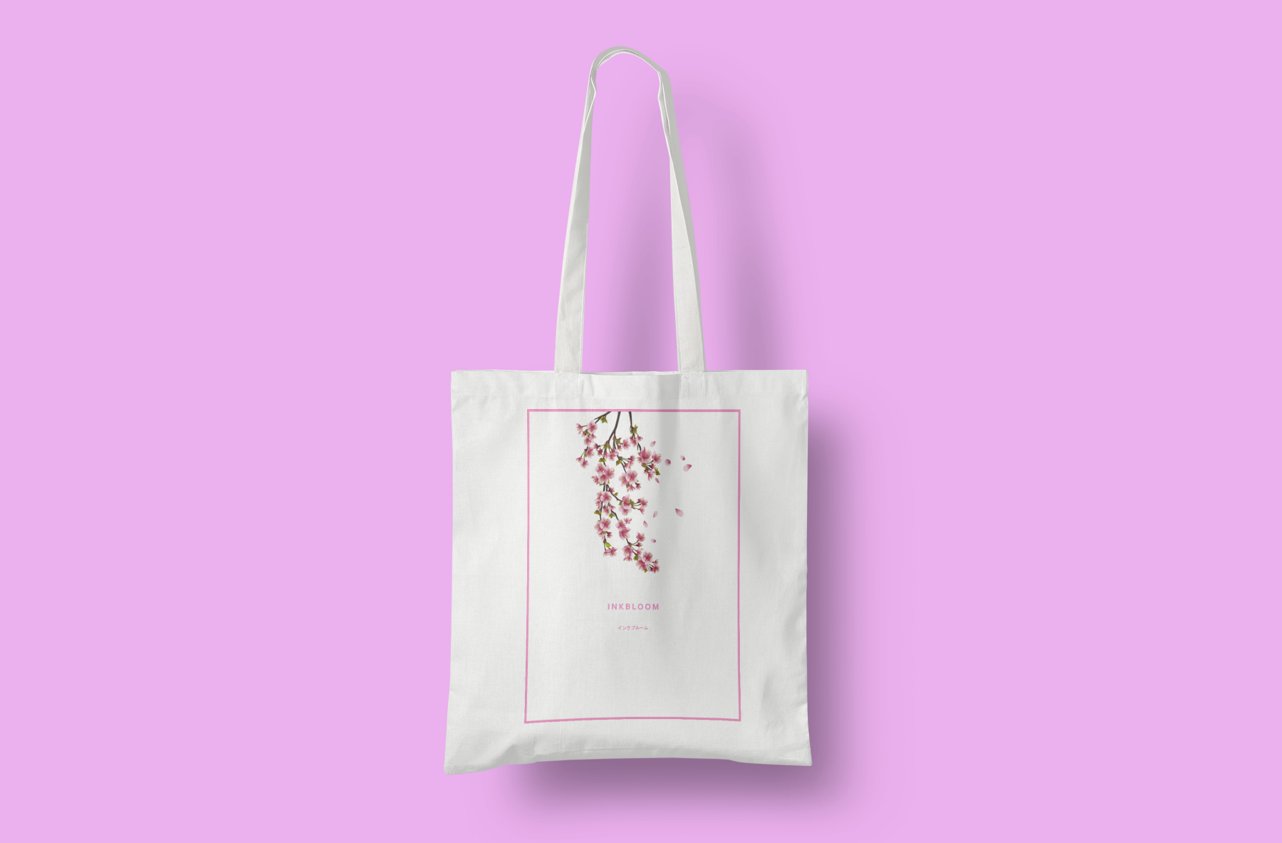 inkbloom cheerry tote bag