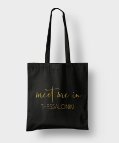 Meet me in thessaloniki tote bag