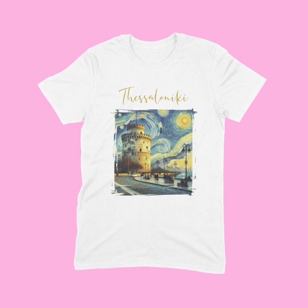 Thessaloniki van Gogh tshirt