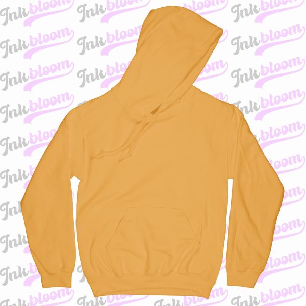 Φούτερ hoodie 18500 gildan για εκτύπωση κίτρινο