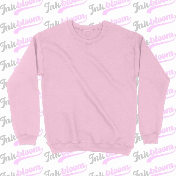 φουτερ gildan 18000 sweatwhirt light pink