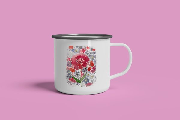 Rania flower mug 3 - Image 2