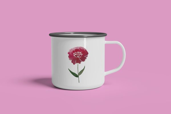 Rania flower mug 2 - Image 2