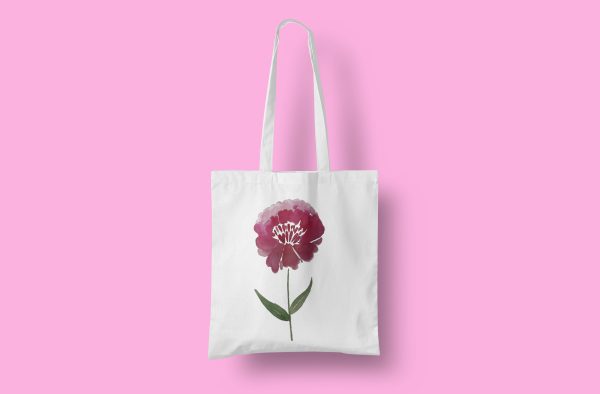 Rania flower tote bag 2