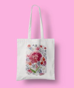 Rania flower tote bag 3