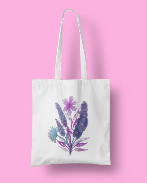 Rania flower tote bag