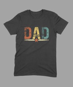 Best dad the myth μπλούζα για την γιορτή του πατέρα