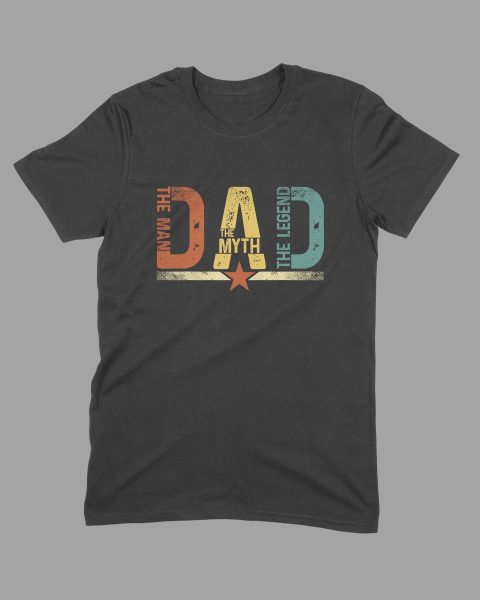 Best dad the myth μπλούζα για την γιορτή του πατέρα
