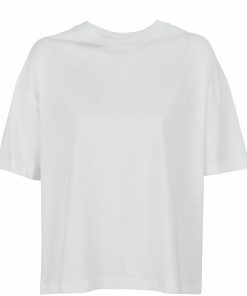 Oversized γυναικείο t-shirt SOL'S Boxy Women με εκτύπωση σε λευκό χρώμα