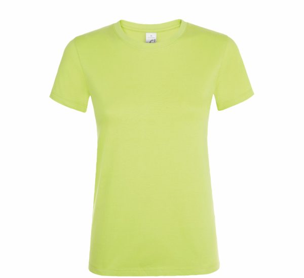 Γυναικείο t-shirt SOL'S Regent με εκτύπωση σε χρώμα apple green