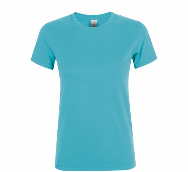 Γυναικείο t-shirt SOL'S Regent με εκτύπωση σε χρώμα atoll blue