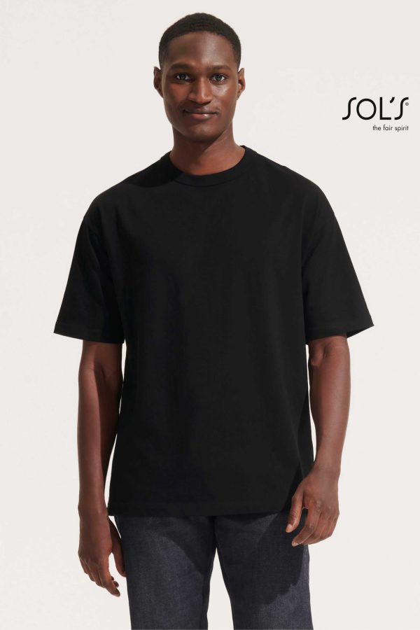 Ανδρικό Oversized Boxy men T-shirt 100% Οργανικό Βαμβάκι με Εκτύπωση - Image 9