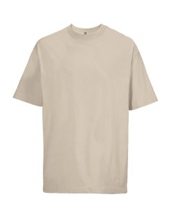 Ανδρικό oversized T-shirt Boxy Men 03806 linen, οργανικό βαμβάκι, ιδανικό για εκτύπωση.