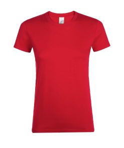 Γυναικείο t-shirt SOL'S Regent με εκτύπωση σε χρώμα κόκκινο