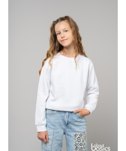 Παιδικό φούτερ Ghost Kids 00143 λευκό για προσωποποίηση με στάμπα – ύφασμα 270 gsm