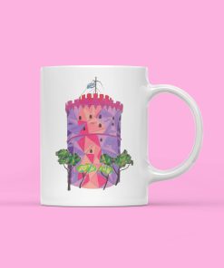 Ράνια λευκός Πύργος σε κεραμική κούπα