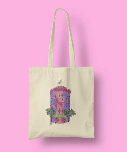 Ράνια λευκός Πύργος σε υφασμάτινη τσάντα