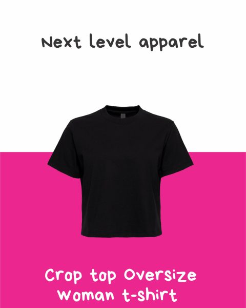 Oversized Γυναικείο T-Shirt next level apparel Boxy Women με εκτύπωση