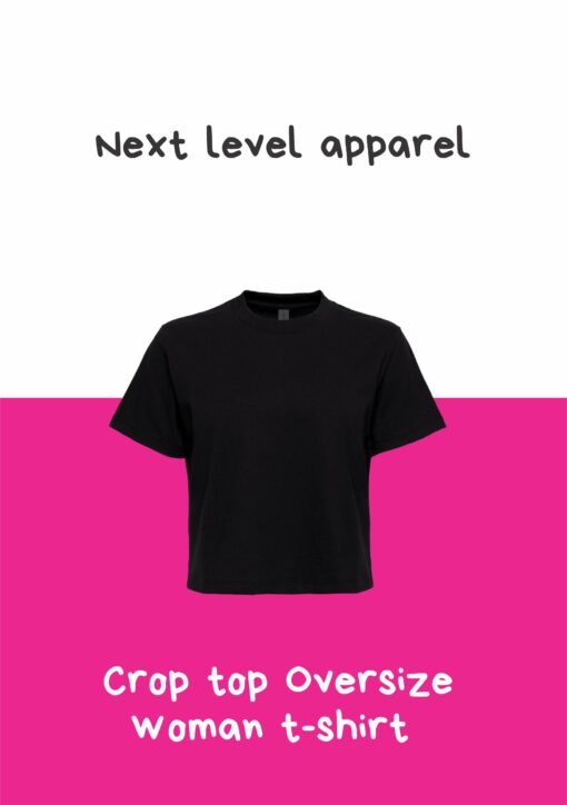 Oversized Γυναικείο T-Shirt next level apparel Boxy Women με εκτύπωση
