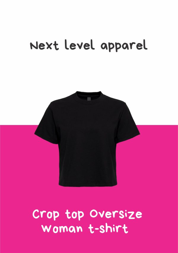 Oversized Γυναικείο T-Shirt next level apparel Boxy Women με εκτύπωση